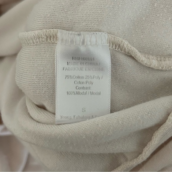 Young, Fabulous & Broke Jacee Top in Solid Cream SIZE SMALL - Picture 4 of 8